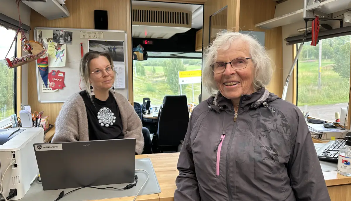 Astri Njarga i Polmak, grenselandet mellom Finland og Norge.