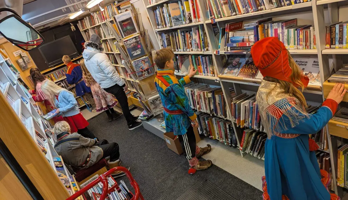 Destinasjon Karigasniemi skole i Finland.