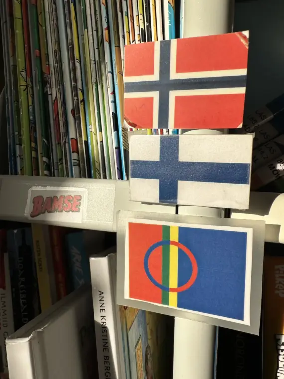 Språklig troika: En trespråklig bokbuss med en stor samisk samling.