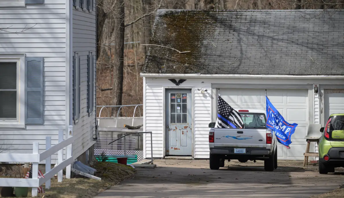 This is the first time I encountered the Thin Blue Line flag. Originating with the British army in the Crimean war as the thin red line and later adopted by the US Army in the early 1900’s and later on by law enforcement to represent the line between order and chaos, its symbolism started taking on a darker meaning as a rebuke to the Black Lives Matter movement with its association with Blue Lives Matter that morphed into White Lives Matter. Examples of both of the flags in this image were flying over the mob of Trump supporters who attacked the Capitol on January 6 2021.