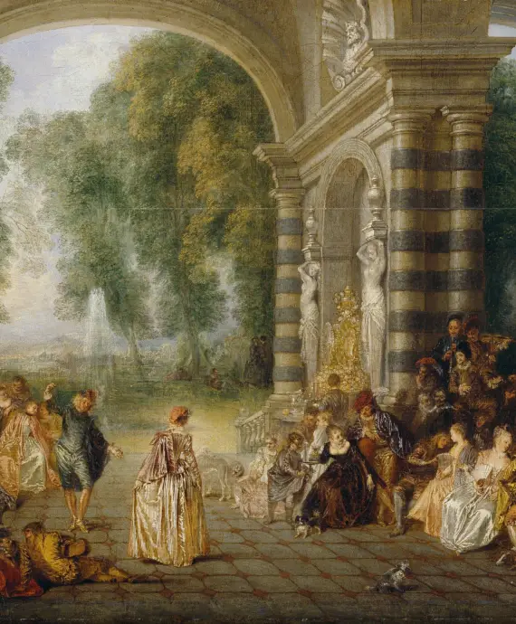 Jean-Antoine Watteau: Les Plaisirs du Bal.