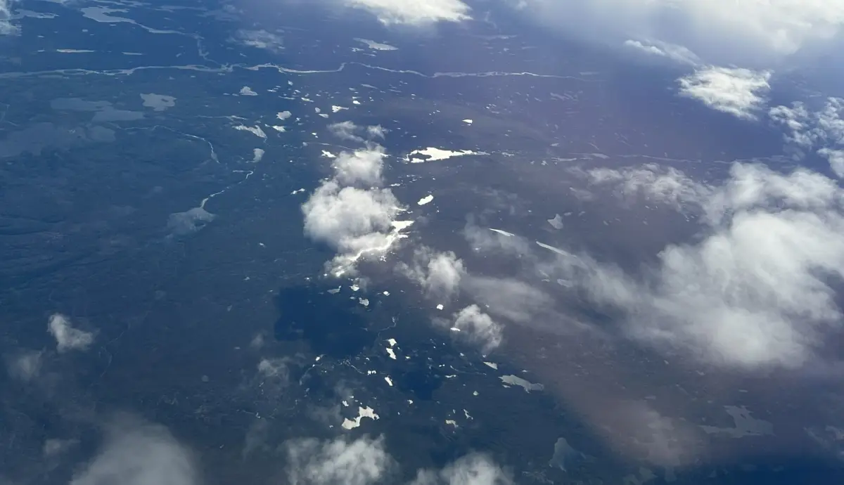 Innflygning til Øst-Varanger.