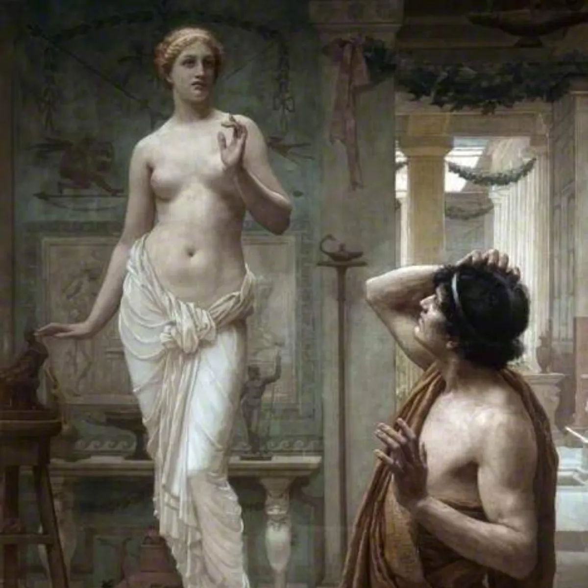 Skulptøren Pygmalion skapte statuen av sin perfekte kvinne, og forelsket seg i henne da hun ved hjelp av Venus ble levende. Myten kaster lys over dagens fortellinger om kunstig intelligens.